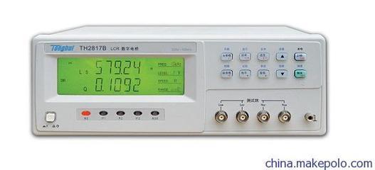 供應(yīng)Tonghui/同惠TH2817B/數(shù)字電橋/元器件測(cè)試儀/LCR電橋 - 供應(yīng)Tonghui/同惠TH2817B/數(shù)字電橋/元器件測(cè)試儀/LCR電橋廠(chǎng)家 - 供應(yīng)Tonghui/同惠TH2817B/數(shù)字電橋/元器件測(cè)試儀/LCR電橋價(jià)格 - 東莞市軒寧電子 - 
